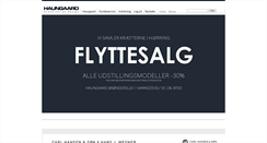 Desktop Screenshot of haungaard.dk