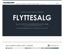 Tablet Screenshot of haungaard.dk